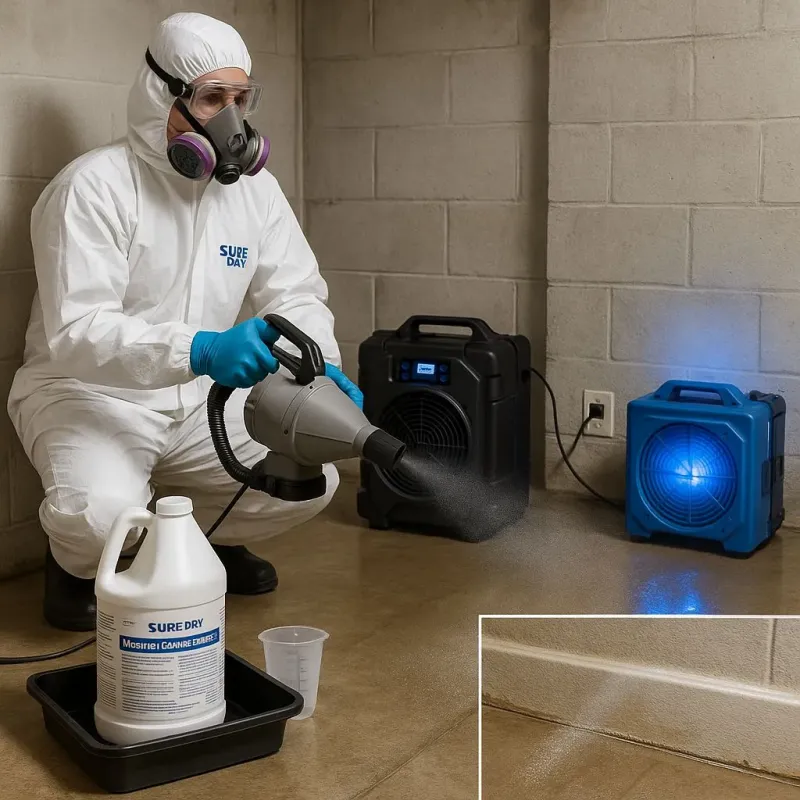 Sanitization and Odor Removal process in Dalton, MA